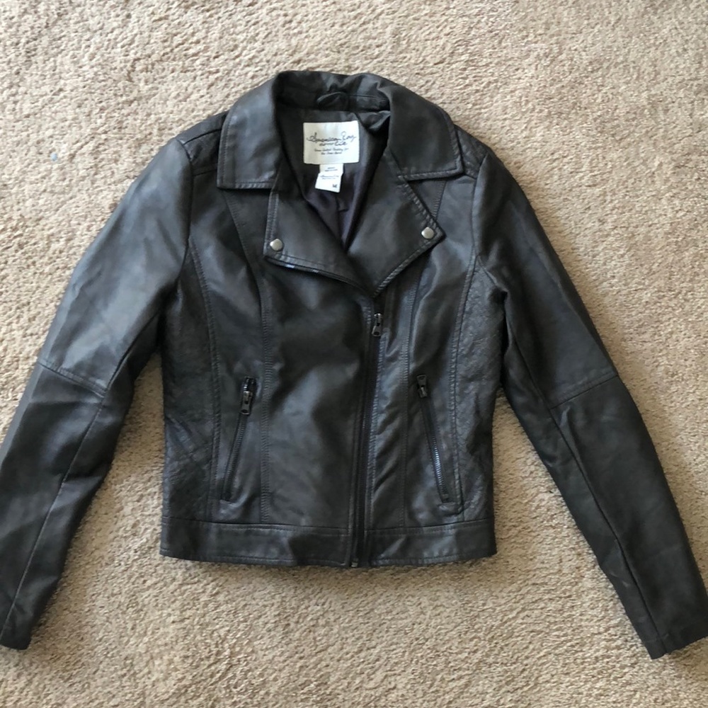 Medium gray Moto jacket